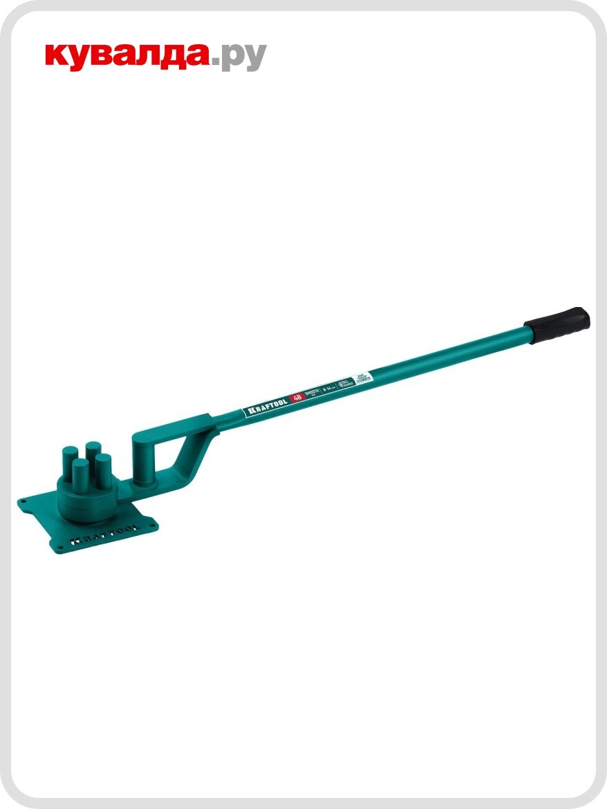 Ручной станок для гибки арматуры KRAFTOOL 23307 4 B на подшипнике плавный гиб