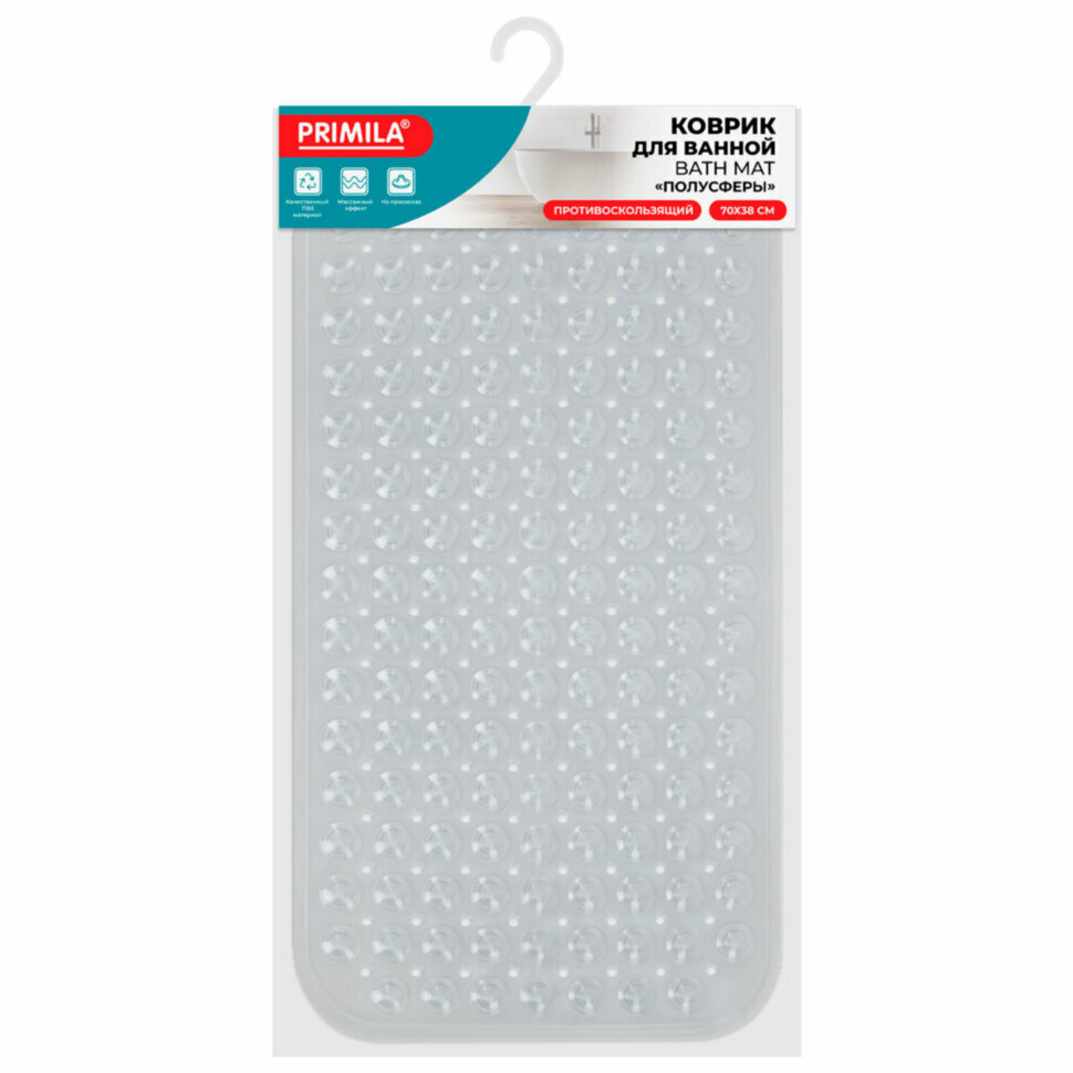 Коврик для ванны противоскользящий 70х38 см 