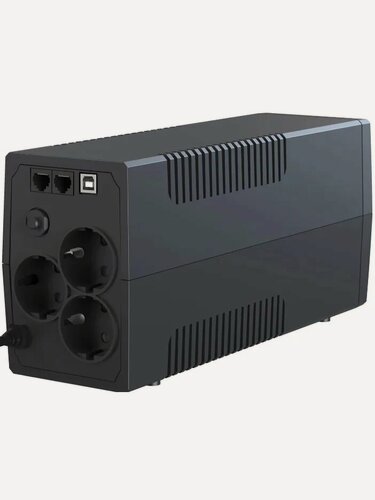 Изображение товара ИБП Источник бесперебойного питания Ippon Back Basic 650S New Euro 360 Вт, Line-Interactive