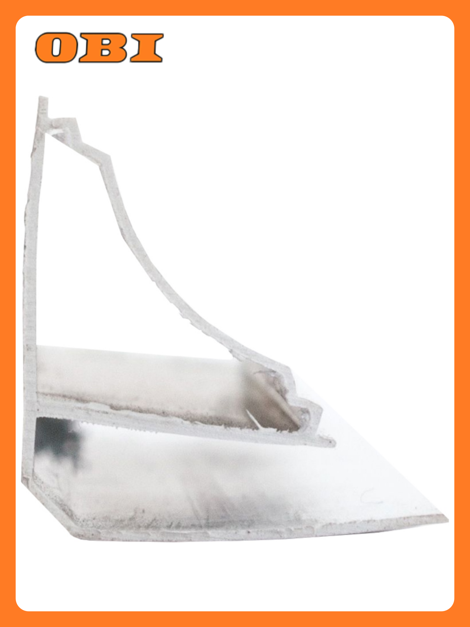 Плинтус потолочный для МДФ панелей 3000 мм белый