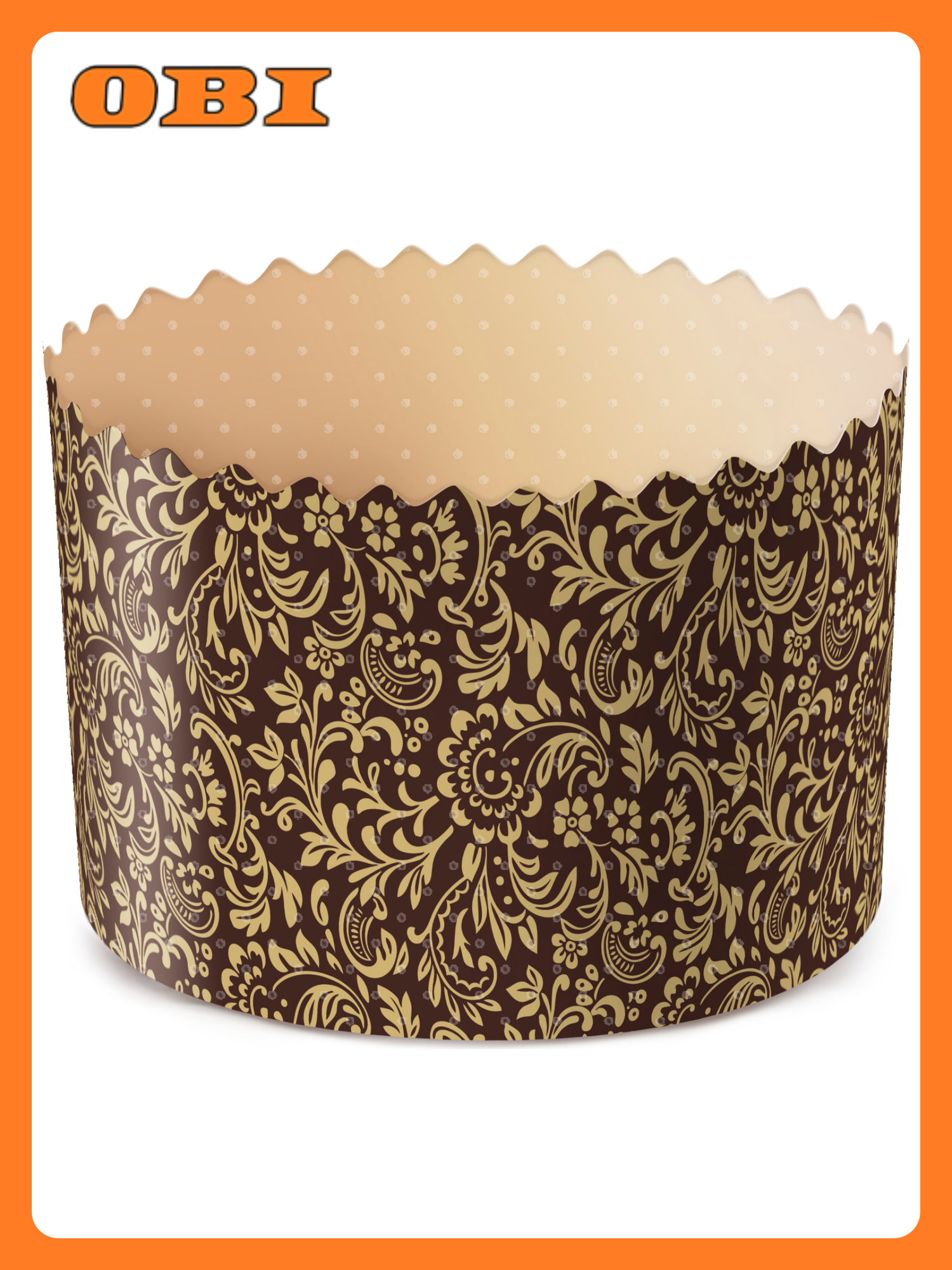 Формы для выпечки  Домашняя кухня   для пасхальных куличей  бумага  3 шт