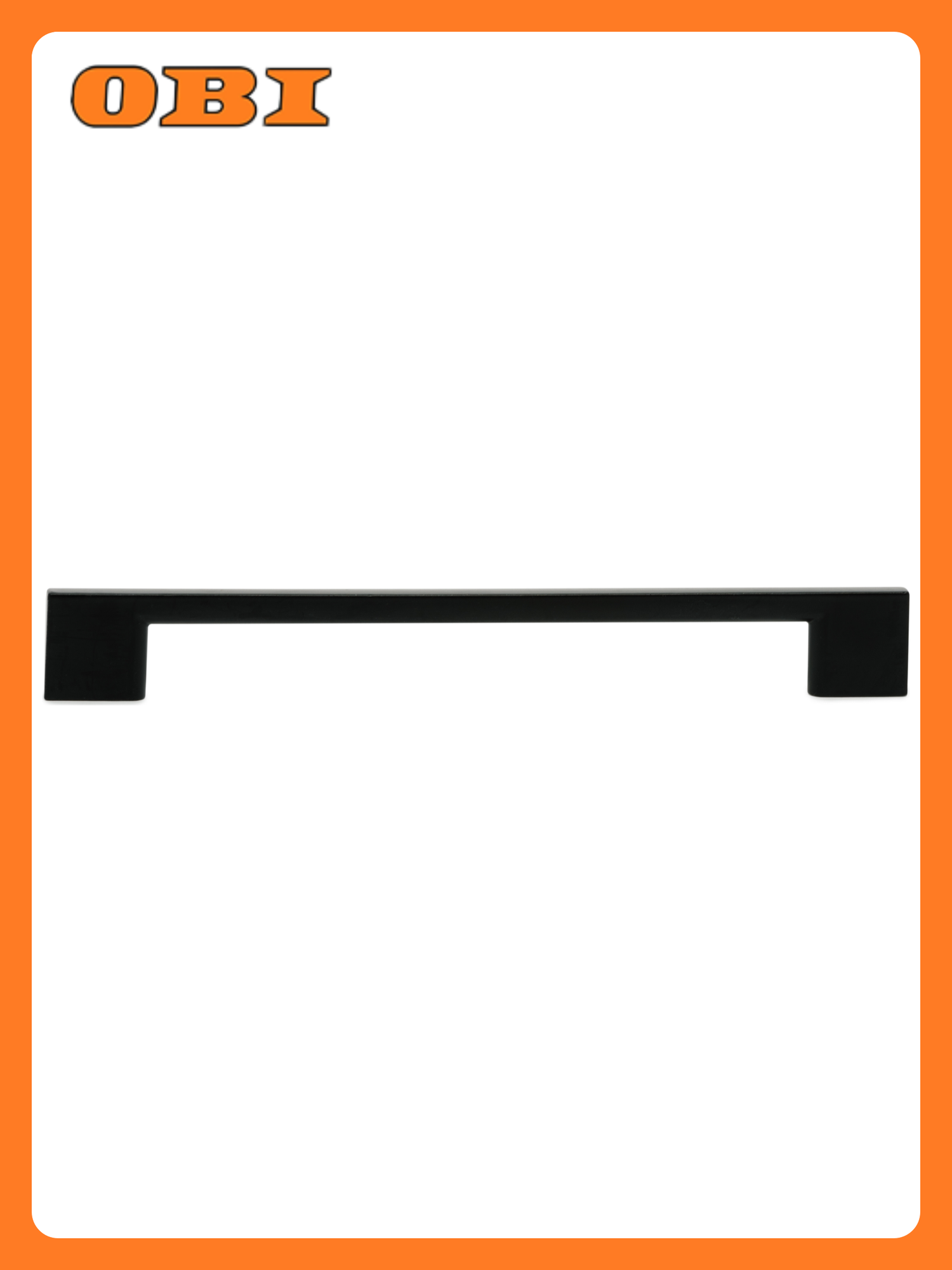 Ручка мебельная JET 288 м. ц.160 мм замак матовый черный