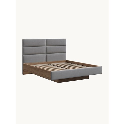 Двуспальная кровать BOSS Loft с подъемным механизмом цвет Крафт табачный Monolit сталь спальное место 160х200 см 35200₽