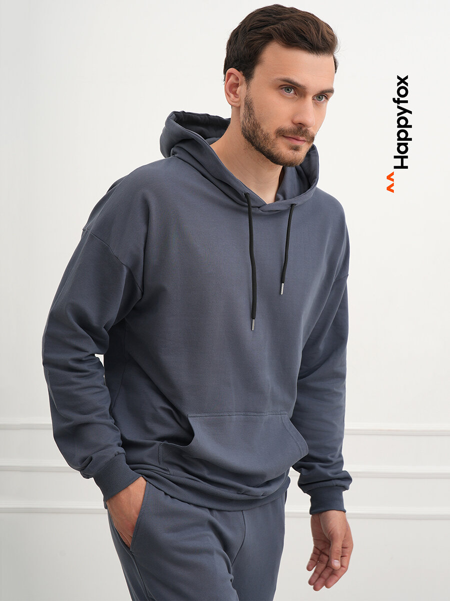 Костюм спортивный Happyfox Для мужчин размер 54 серый