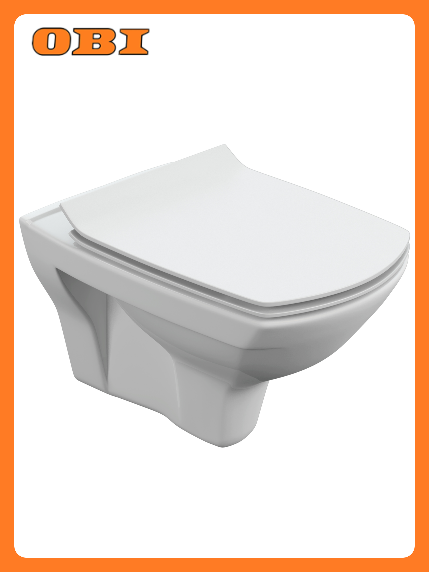 Подвесной унитаз Cersanit Carina XL горизонтальный выпуск безободковый