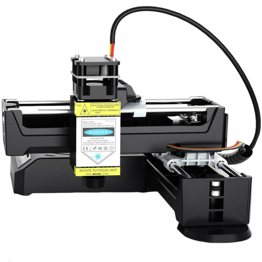 Лазерный гравер 0.5W, Черный - EU