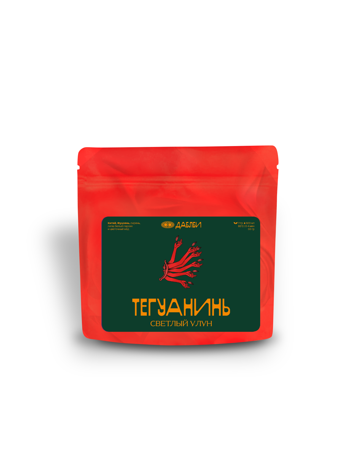 Тегуанинь, светлый улун, 50гр