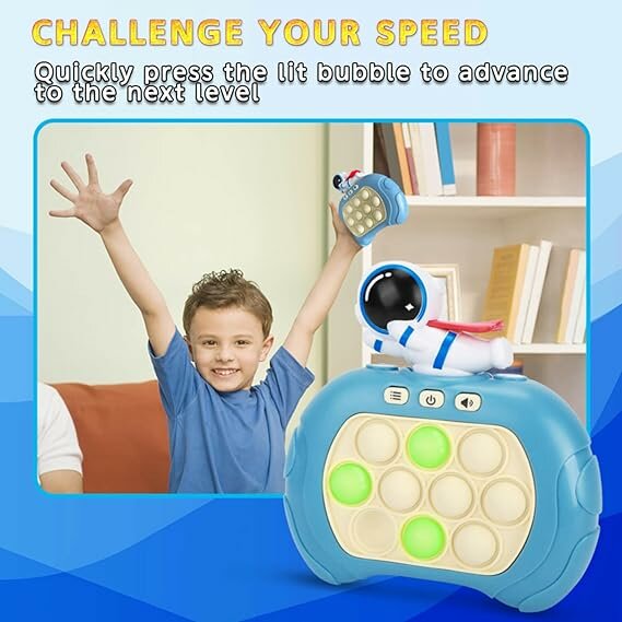 Электронный Попит на русском языке 4 режима голубой развивает ловкости и моторики ребенка — фото 1