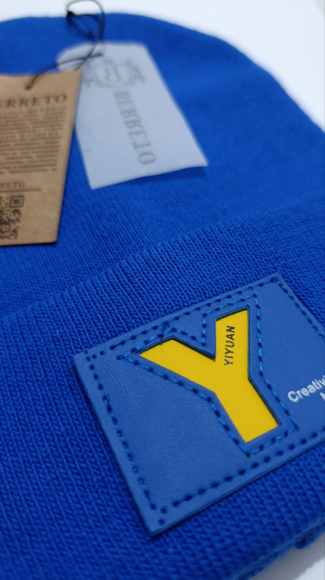 Шапка для мальчиков, размер 50-56, синий — фото 1