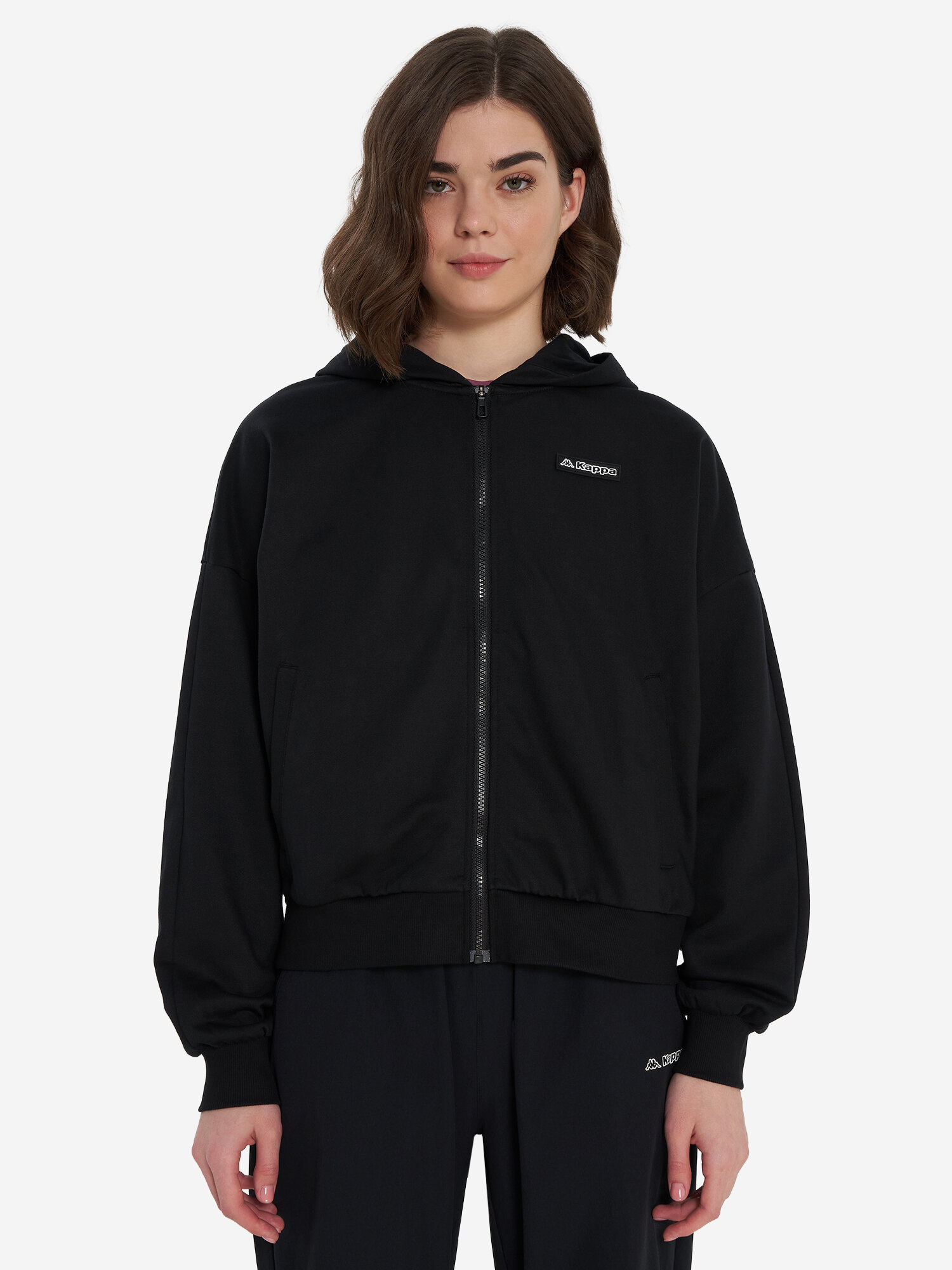 Толстовка Kappa, размер 46-48, , черный — фото 1