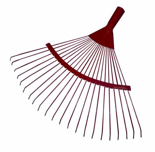 Грабли веерные 22 зуба 46 см металл без черенка