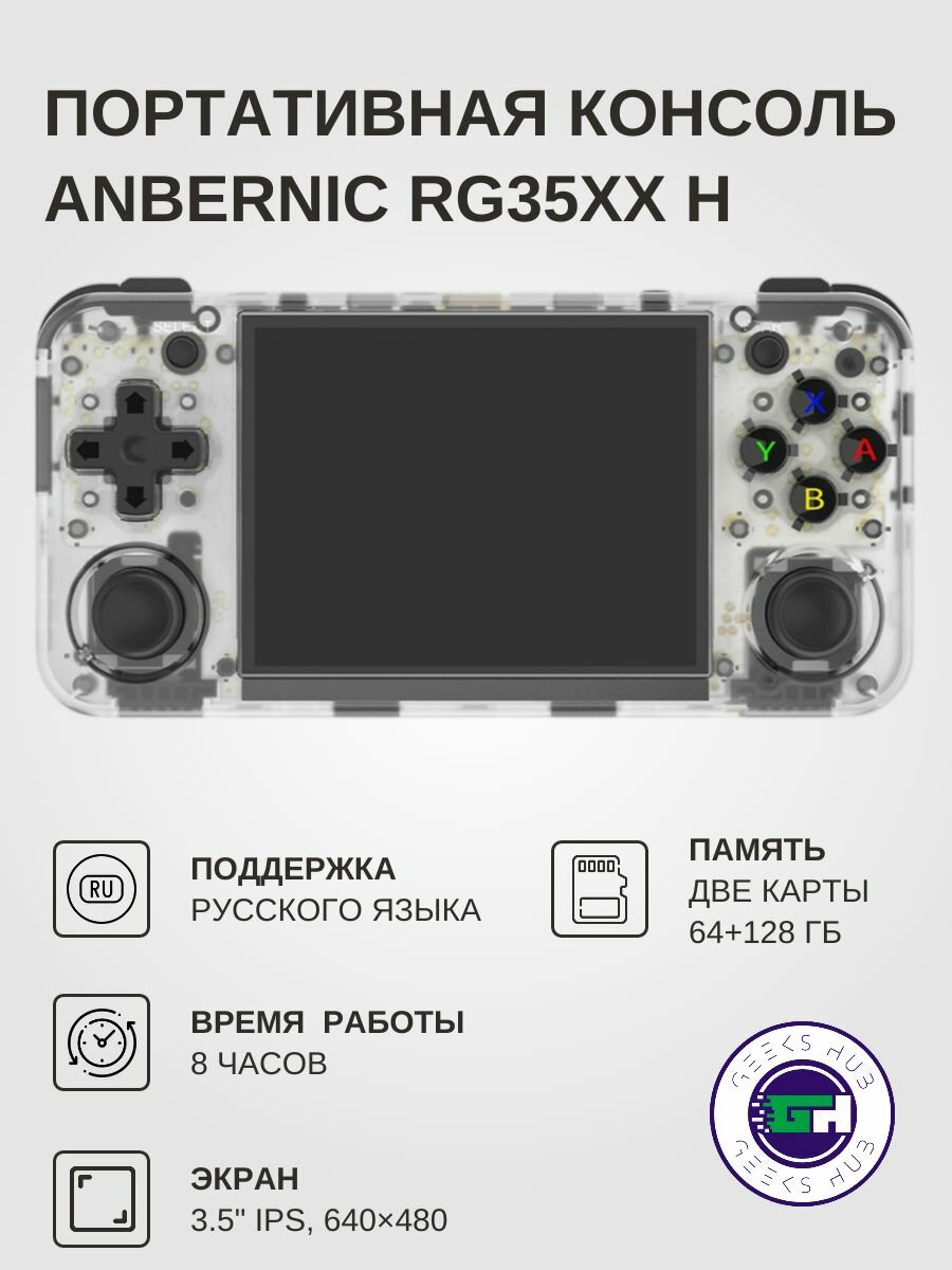 Портативная игровая приставка Anbernic RG35XX H