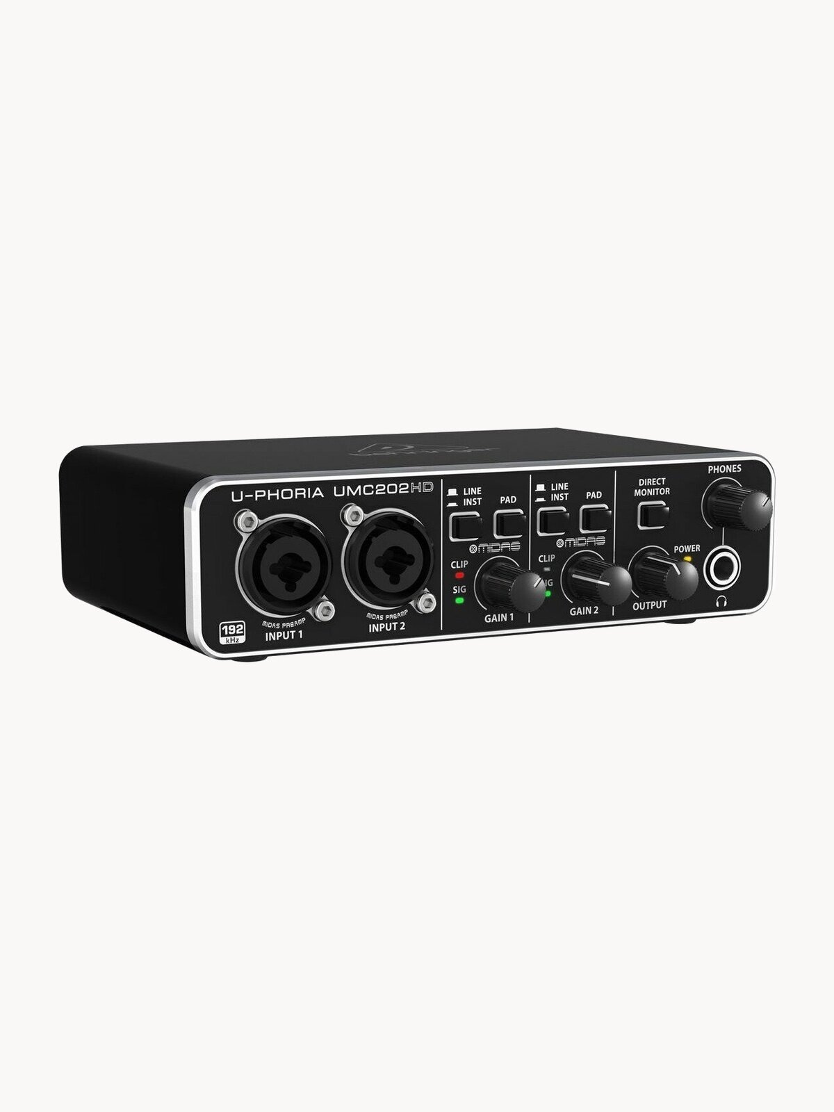Внешняя звуковая карта с USB Behringer UMC202HD