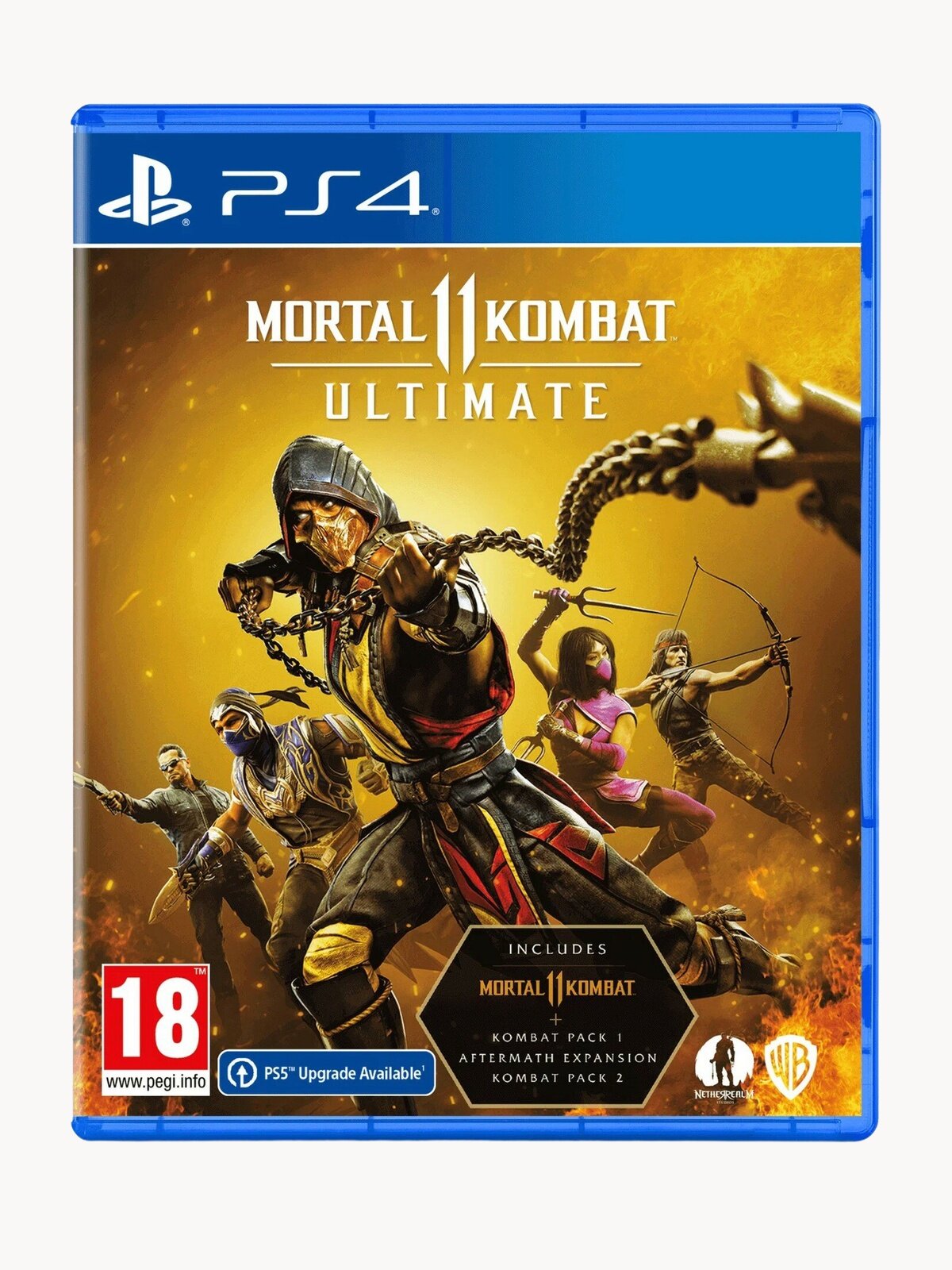 Игра Mortal Kombat 11 Ultimate (Русские субтитры и интерфейс) (PS4) (Диск)
