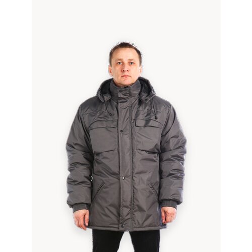 Восток-текс / Куртка мужская демисезонная с капюшоном удлиненная Дюспо большого размера