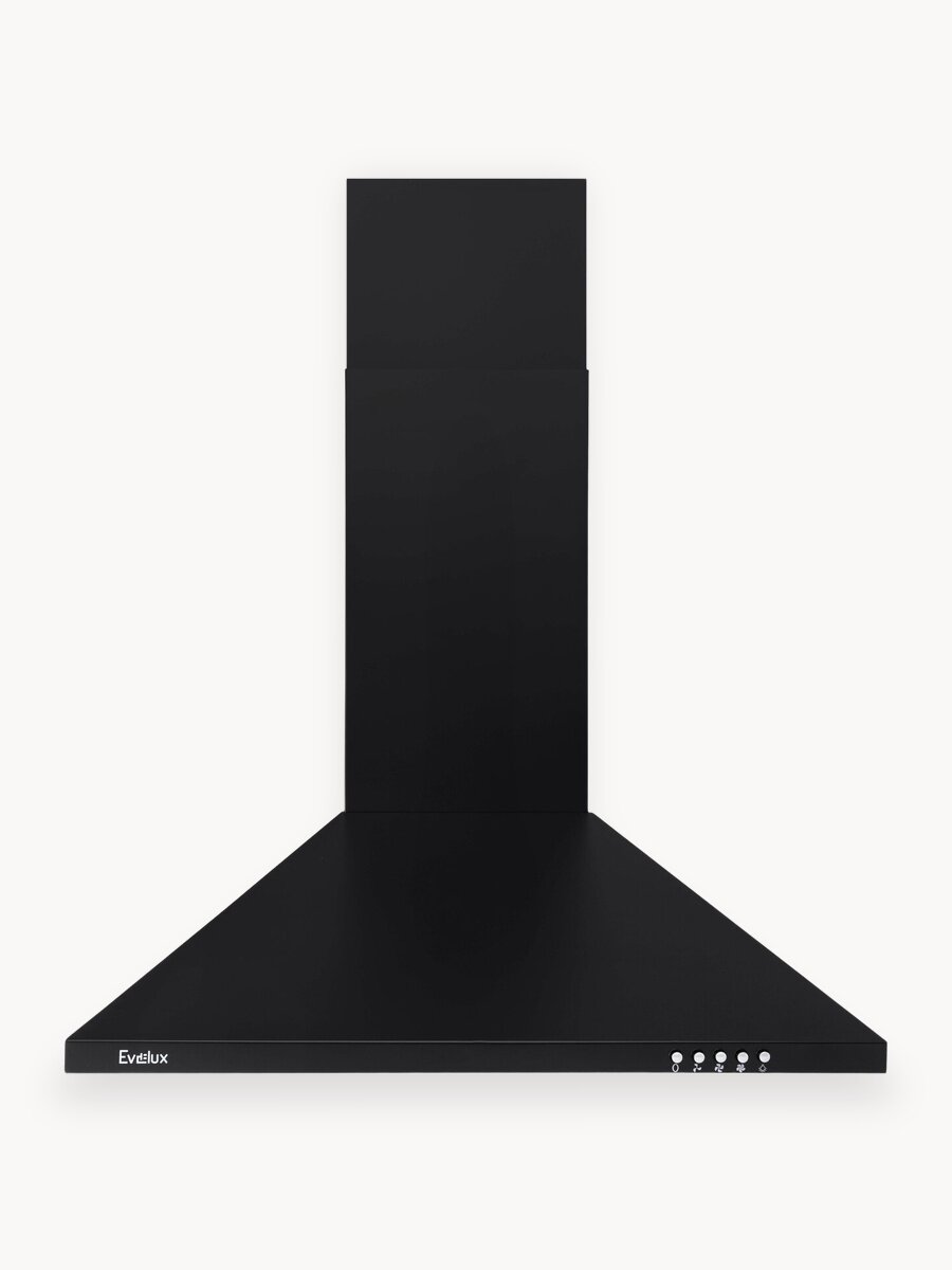 Купольная вытяжка Evelux Favorite 60 B ширина 60 см, производительность 750 м3/ч, 3 скорости, черная