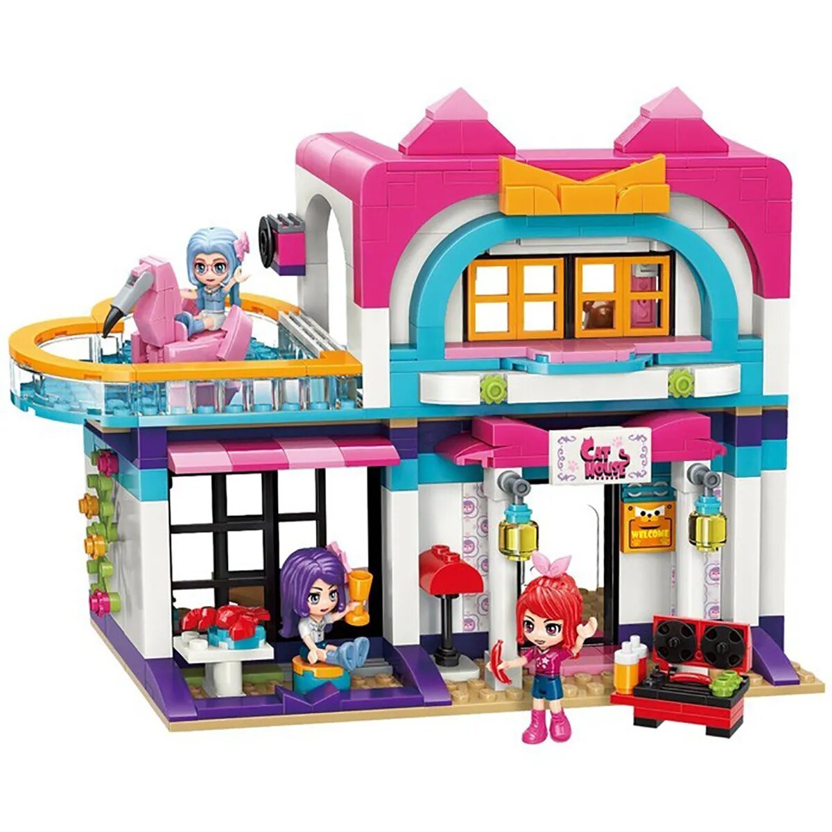 Конструктор Qman "Вилла" (447 дет.) — фото 1