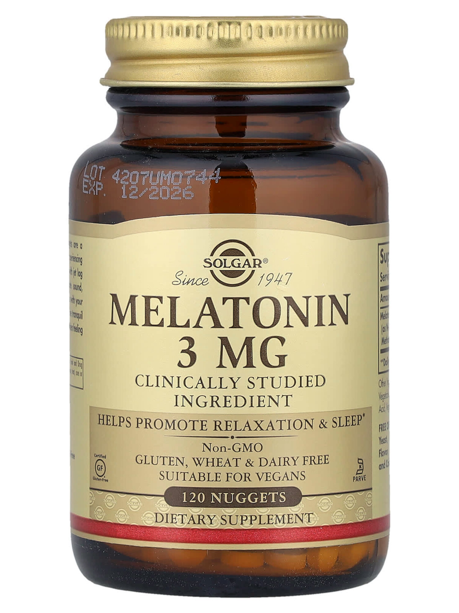 Melatonin 3 мг 120 жев. таблеток