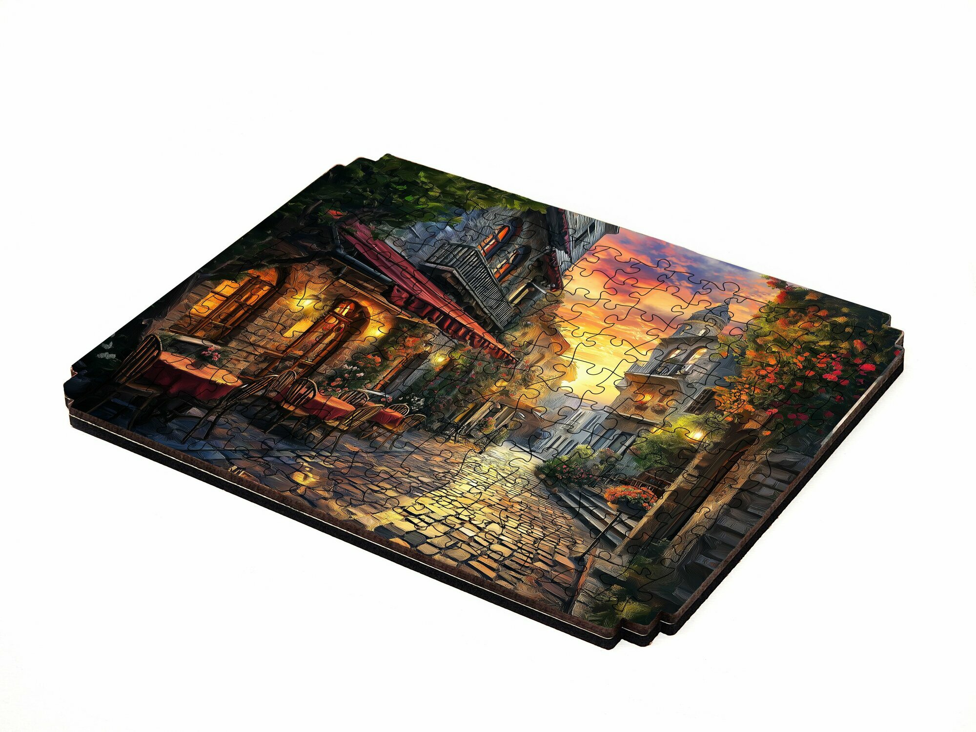 Пазл Алма мини 150 деталей. Вечерняя улица — фото 1