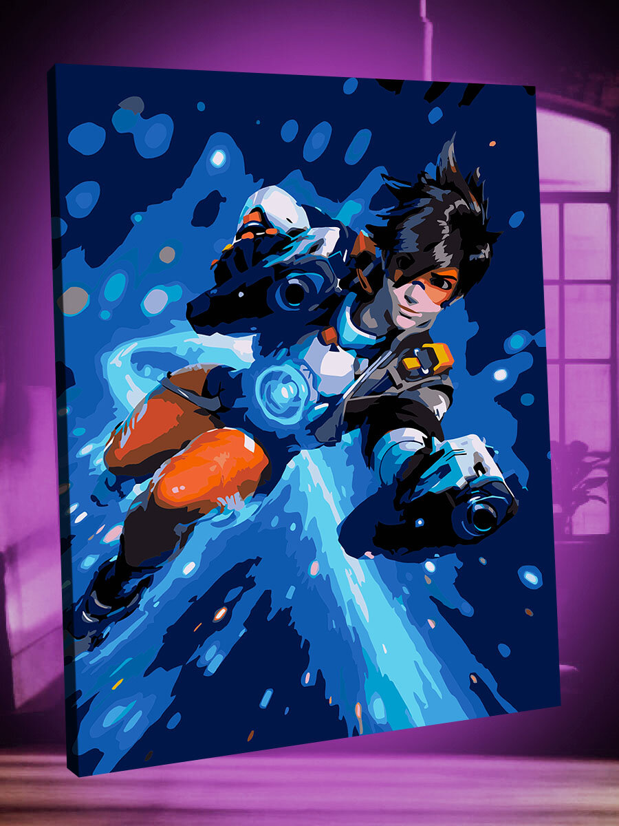 Картина по номерам Арт в стиле Overwatch