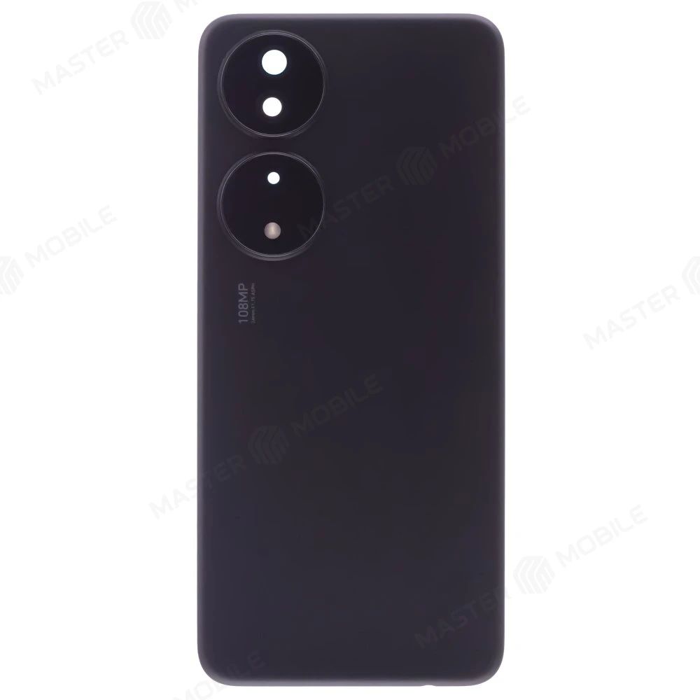 Задняя крышка для Huawei Honor X7b (CLK-LX1) (черный) (в сборе со стеклом камеры)