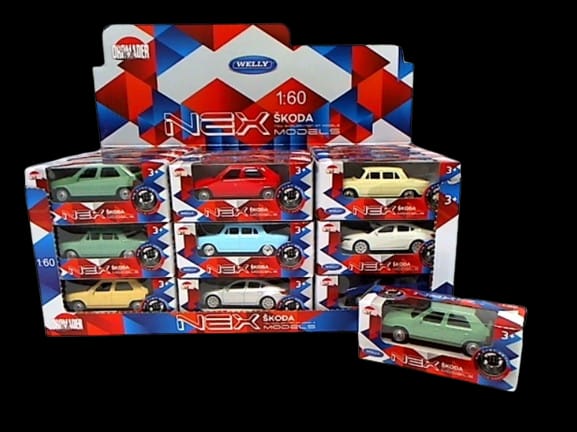Игрушечная машинка Welly Skoda, 1:60, 1 шт