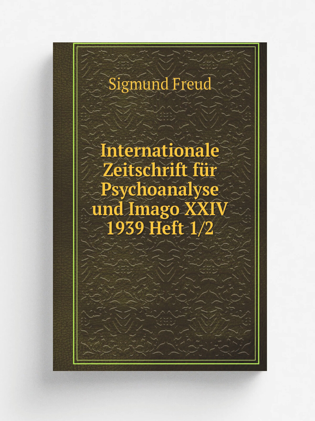 Internationale Zeitschrift f.r Psychoanalyse und Imago Xxiv 1939 Heft 1/2 | Фрейд Зигмунд | 1939 | Imago Publishing | Репринт