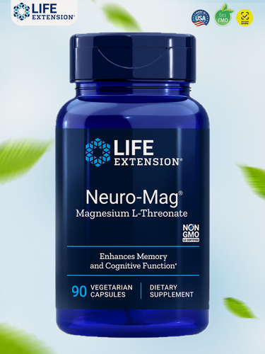 Изображение товара Life Extension Нейромаг магний L-треонат 90 веганских капсул, Neuro-Mag Magnesium L-Threonate 90 vegcaps