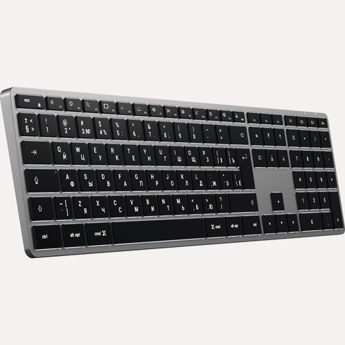 Изображение товара Клавиатура Satechi Slim X3, беспроводная, с подсветкой, серый космос