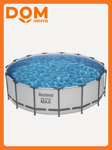 Изображение товара Бассейн каркасный круглый Bestway Steel Pro Max 457х122см, 16015л,