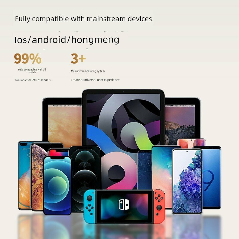 Универсальные Беспроводные Наушники для iOS, Android и HarmonyOS, Нет Ограничений По Устройству