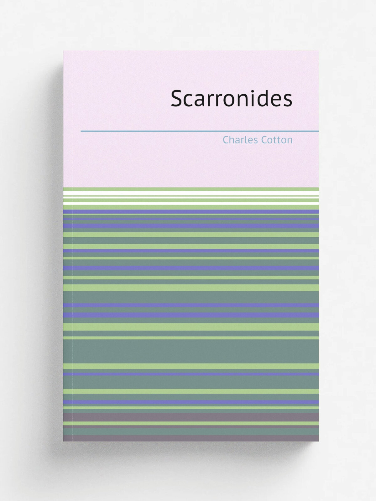 Scarronides | Charles Cotton | 1807 | Printed and sold by G . Walker | Репринт