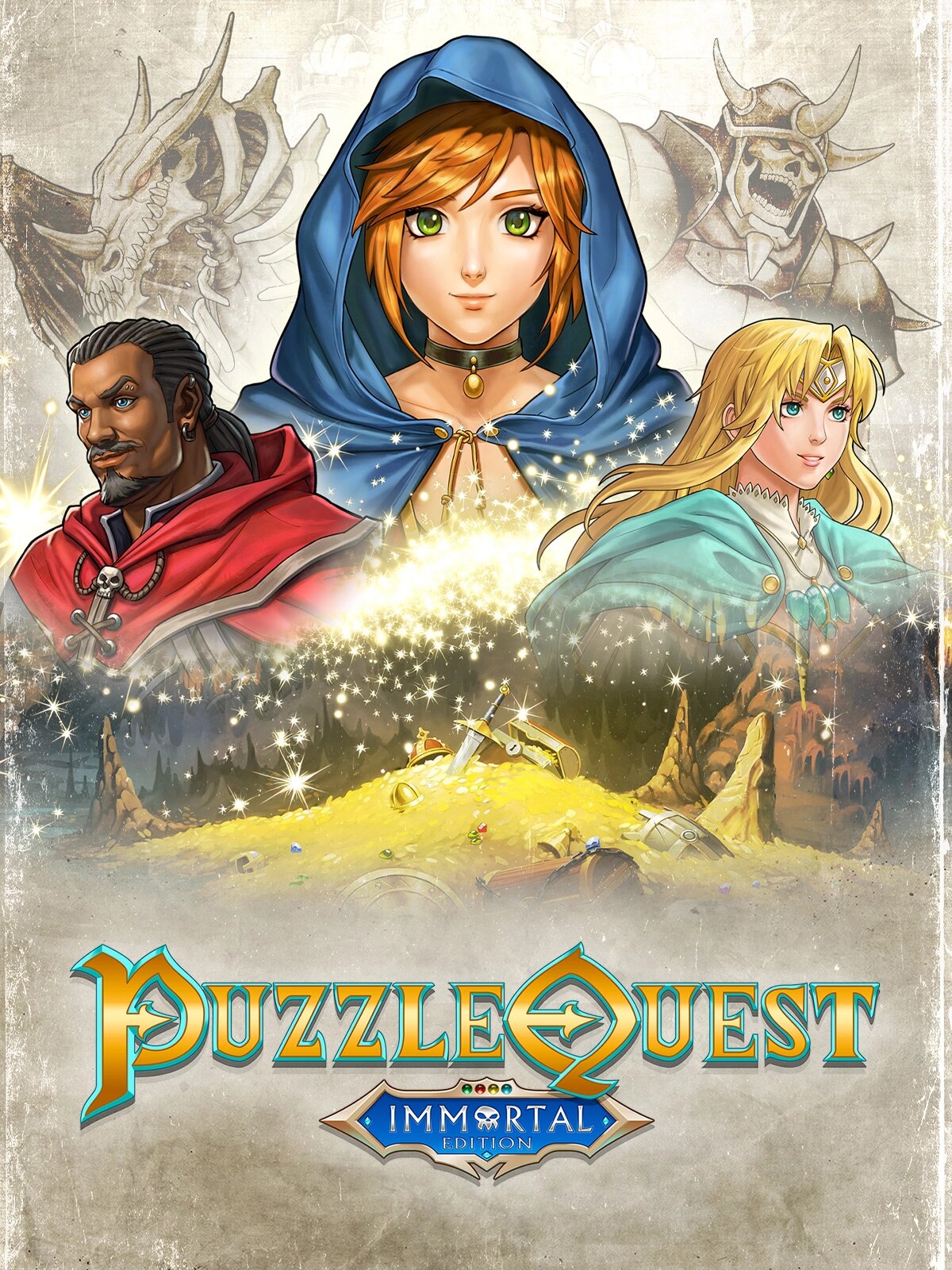 Игра Puzzle Quest: Immortal Edition, ключ активации Steam, PC, 505 Games