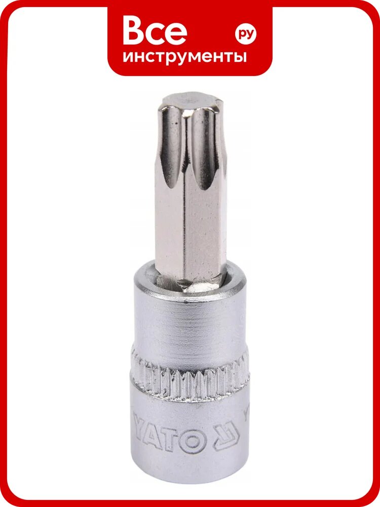 Торцевая головка YATO с вставкой TORX 1/4" T40 L37мм YT-04307