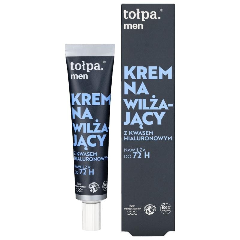 Крем для ухода за кожей TOLPA Men увлажняющий с гиалуроновой кислотой, 40 мл