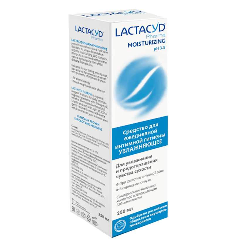 Лактацид Фарма Moisturing увлажняющий средство д/интим гигиены 250 мл 1 шт