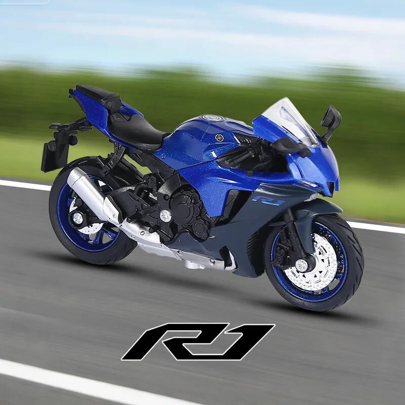 1:18 CBR1000RR GSX1000 R1 Hayabusa Simulation Коллекционная модель автомобиля из сплава Высокоточное детальное воспроизведение