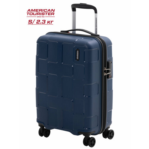 Чемодан American Tourister, 32 л, размер S, синий