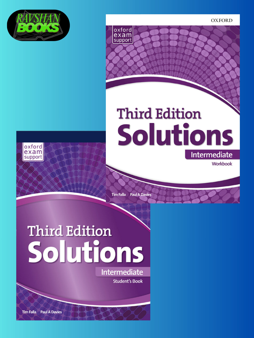 Решения, третье издание. Начальный, досредний, средний уровень. Учебник + рабочая тетрадь.