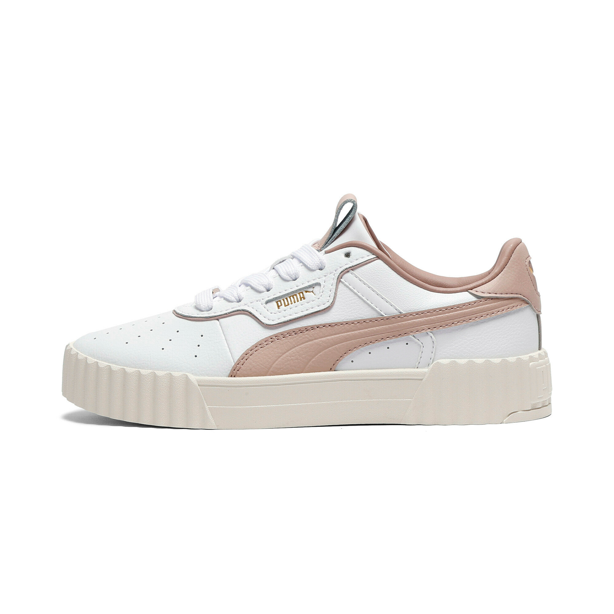 Кеды PUMA Carina 3.0 Luxe, размер 5 UK, белый — фото 1