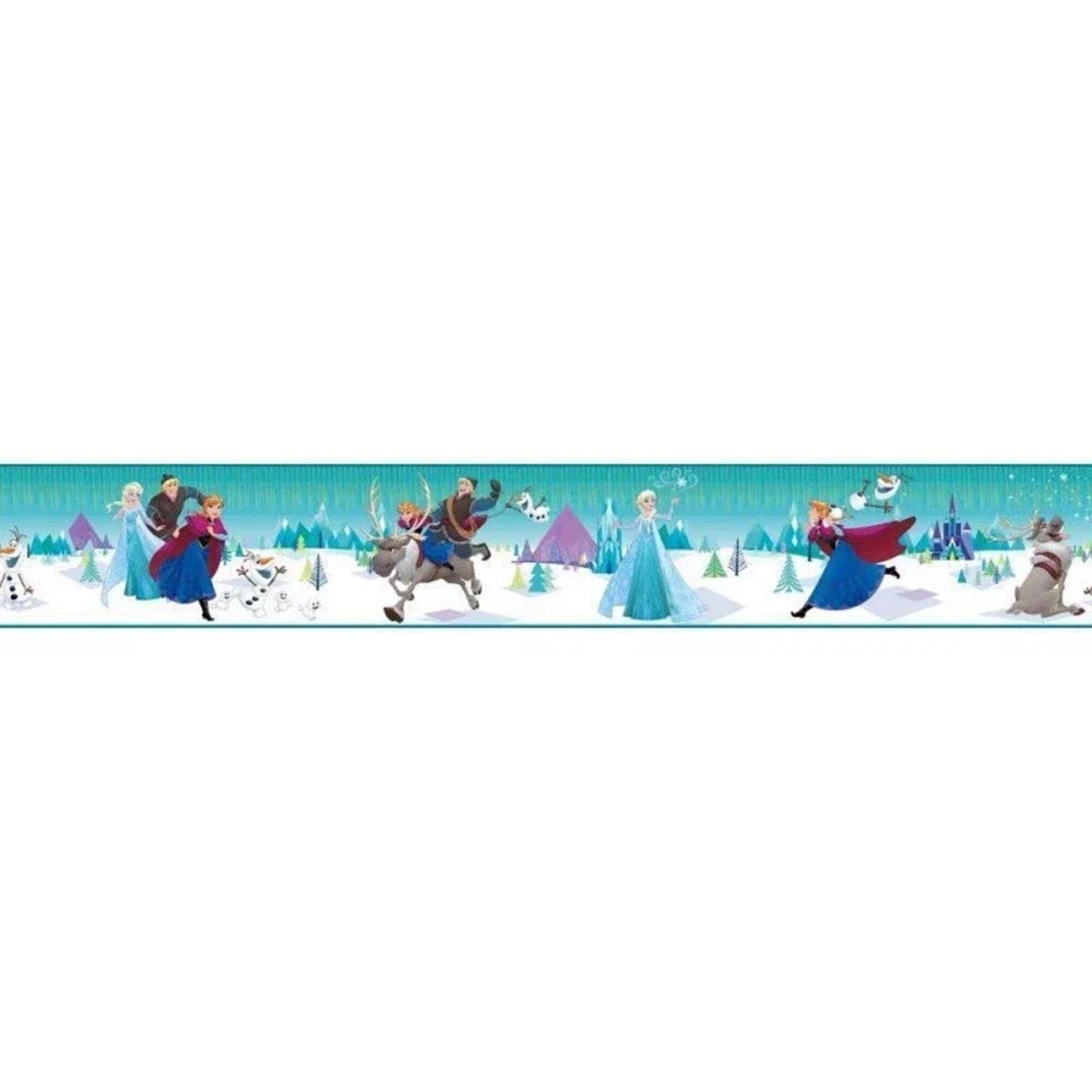 Бордюр York Collections Disney III DY0136BD E; 0,23x4,57 м. , США , Бирюзовый