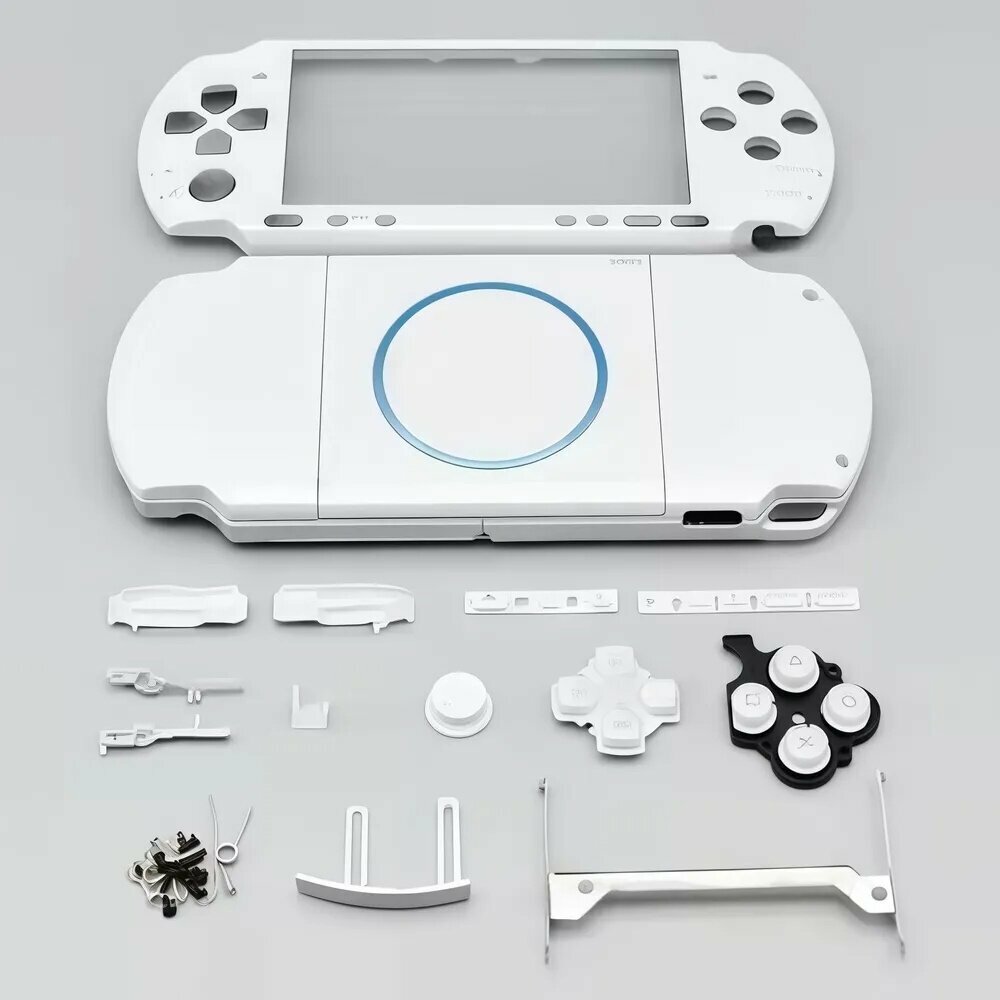Заменная корпусная оболочка для PSP3000 PSP 3000 09 Новая модель игровой консоли Пластинная крышка корпуса с набором кнопок