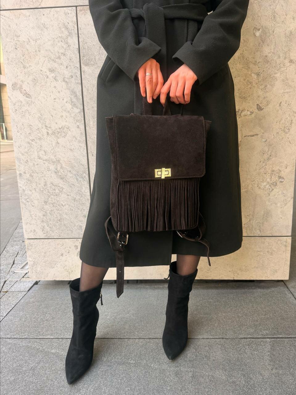 Рюкзак авоська Shapely Рюкзак с бахромой 