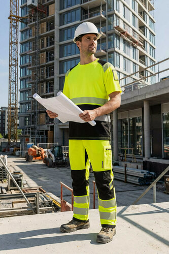 Изображение товара Футболка юнионворквеар Хай-Вис (UNIONWORKWEAR Hi-Vis) рабочая сигнальная спецодежда