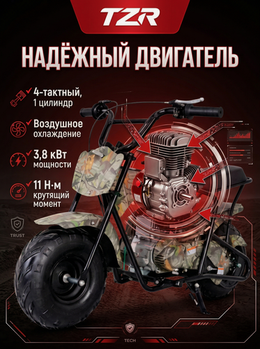 Изображение товара Внедорожный спортивный мотоцикл TZR-100