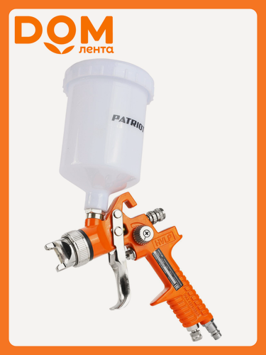Изображение товара Пневмокраскораспылитель PATRIOT 830901017, HVLP, металл, пластик, 0,6 л
