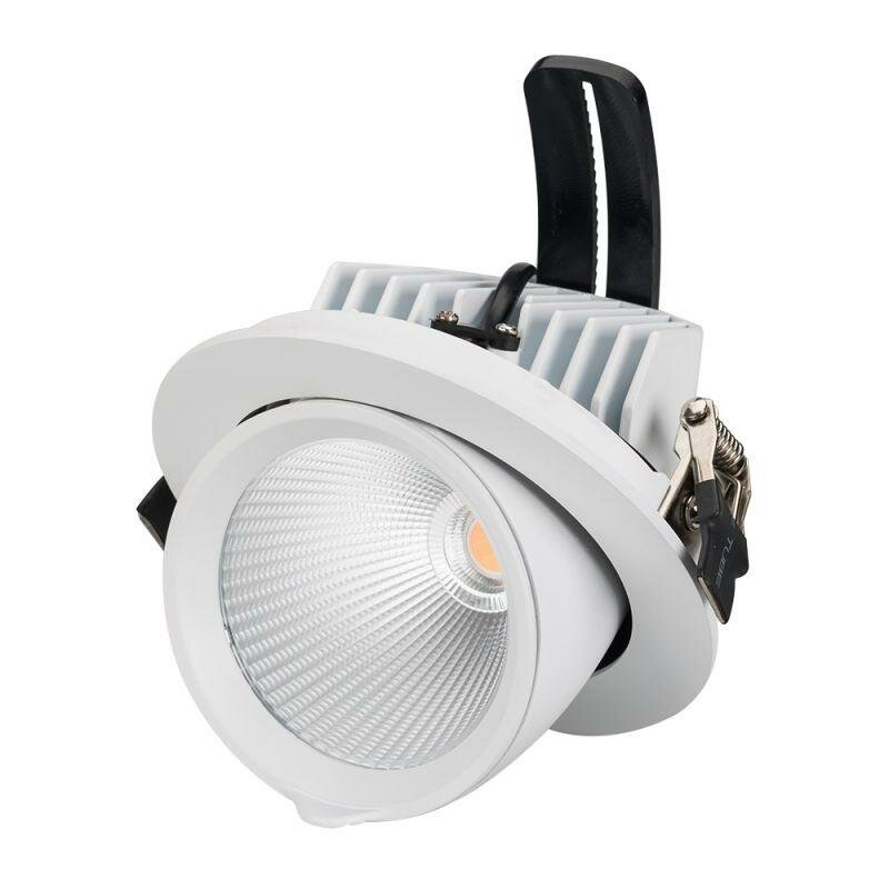 Светильник светодиодный LTD-EXPLORER-R130-20W Warm3000 WH 38 deg IP20 металл Arlight 024031