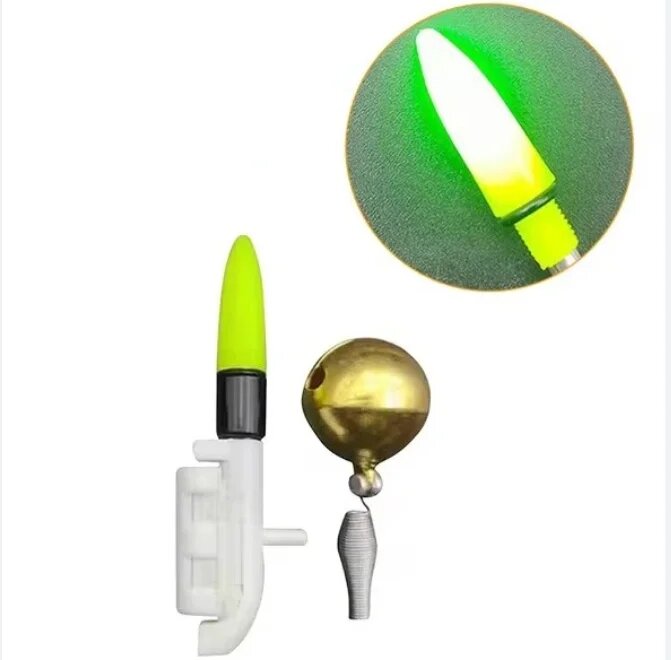 Рыболовная сигнализация Pointed(Green) с подсветкой