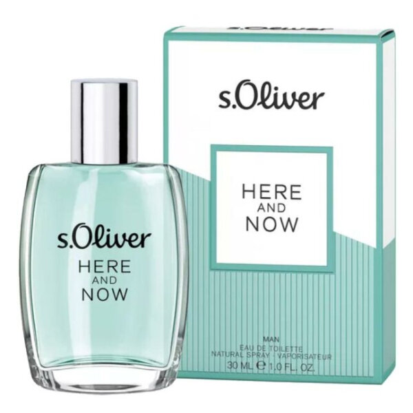 S.Oliver Here And Now туалетная вода 30 мл, для мужчин