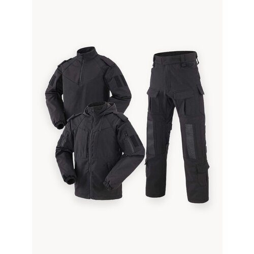 Костюм ESDY softshell тройка черный (3XL) 56